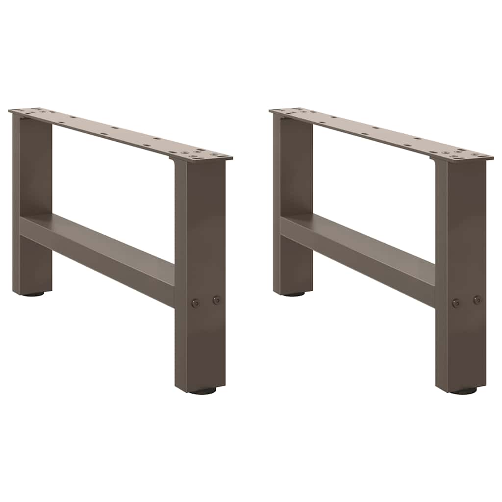 Natural Steel Coffee Table Legs, 2 Pcs, Adjustable 70x30-31 cm