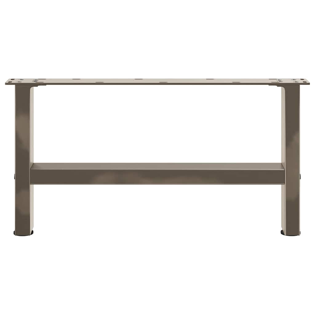 Natural Steel Coffee Table Legs, 2 Pcs, Adjustable 70x30-31 cm