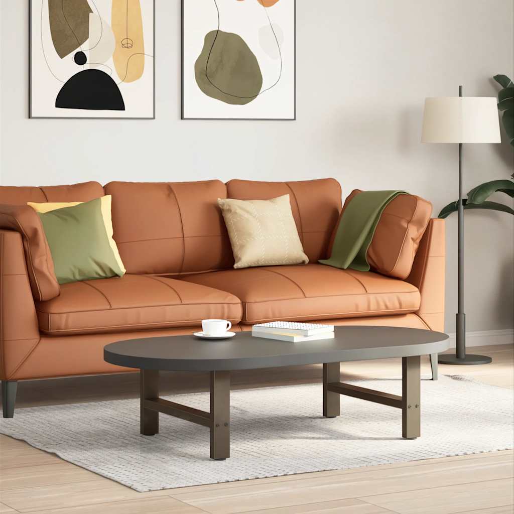 Natural Steel Coffee Table Legs, 2 Pcs, Adjustable 70x30-31 cm