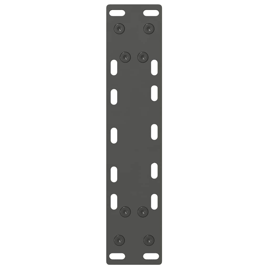 Anthracite Steel Coffee Table Legs, Set of 2, Adjustable 28x(42-43) cm
