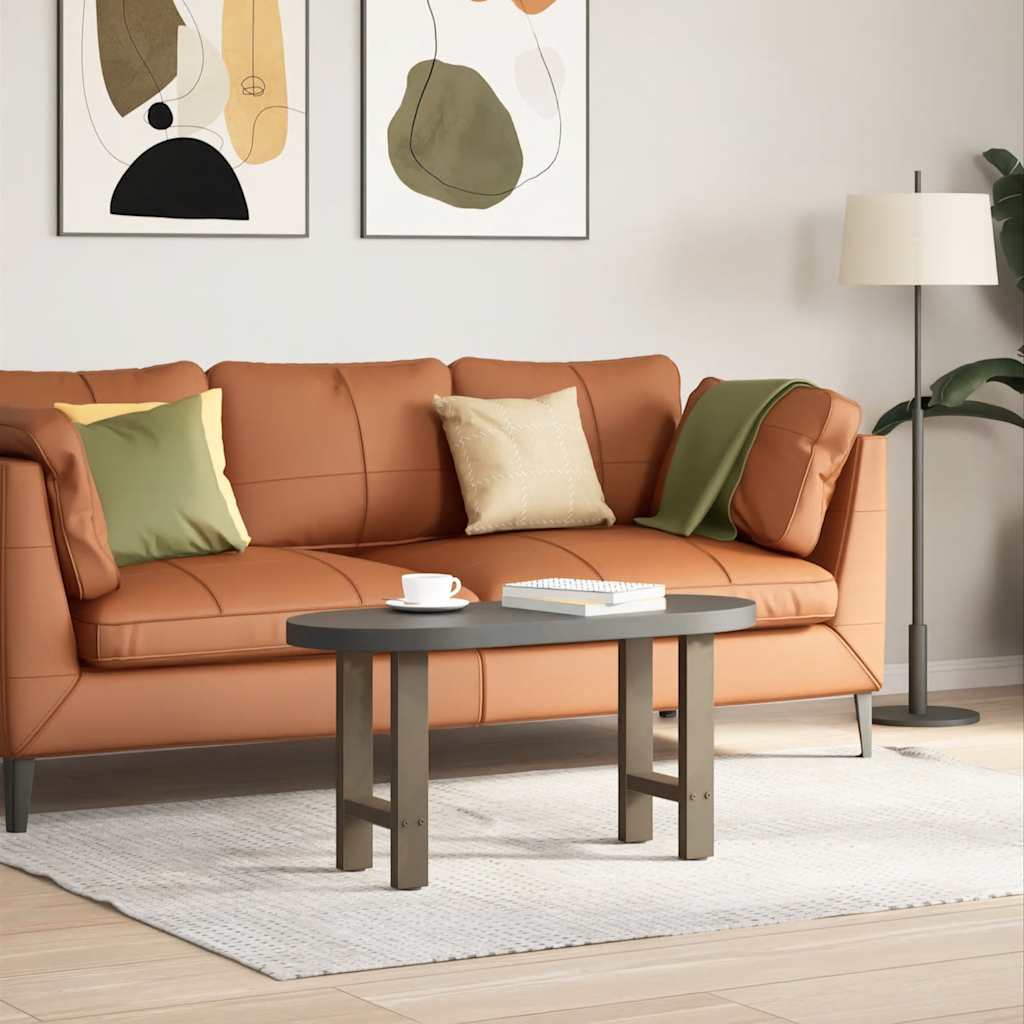 Natural Steel Coffee Table Legs, 2 pcs, 28x(42-43) cm - Durable & Sleek