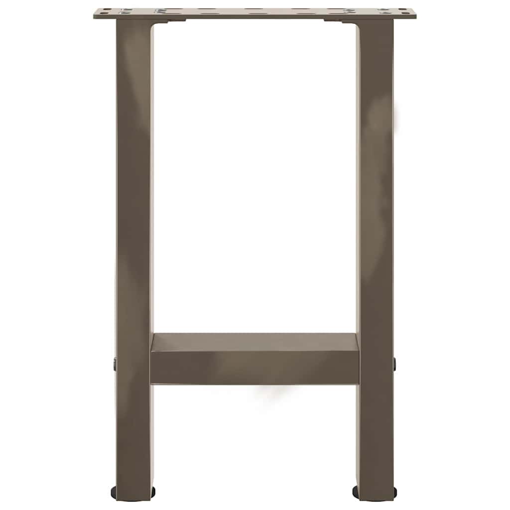 Natural Steel Coffee Table Legs, 2pcs (38x42-43cm) Durable Steel