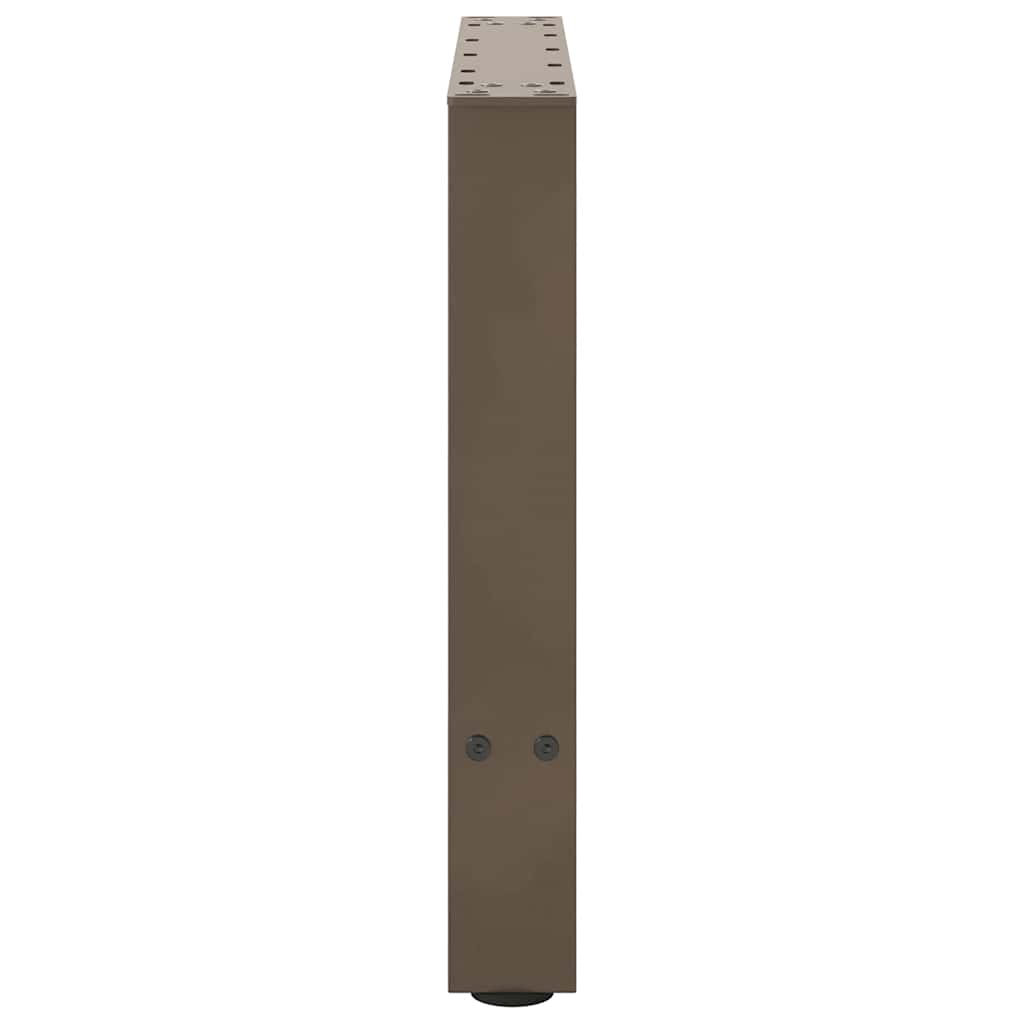 Natural Steel Coffee Table Legs, 2 Pcs, Adjustable 50x42-43 cm