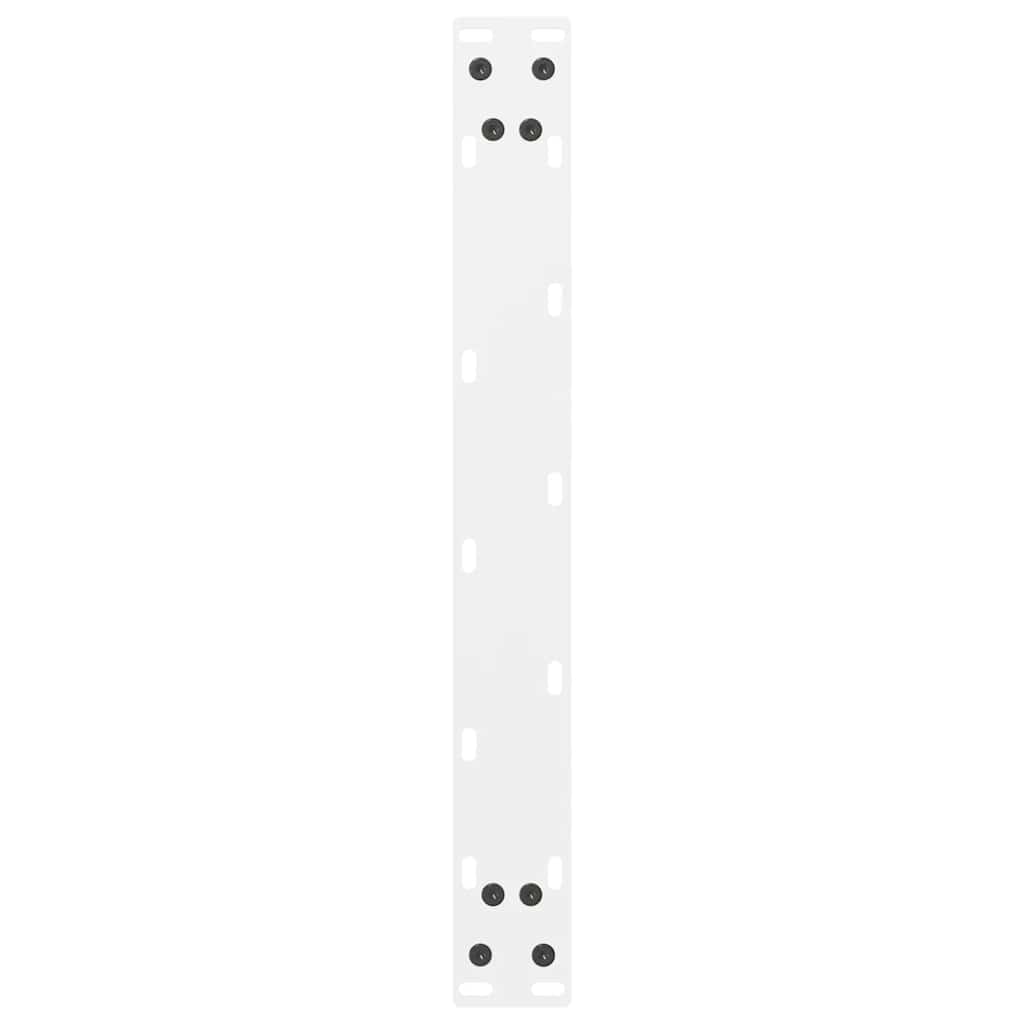 White Steel Coffee Table Legs, 2 Pieces, 70x(42-43) cm