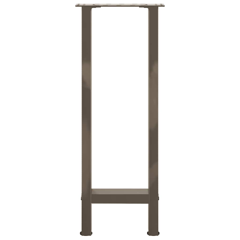 Natural Steel Console Table Legs - Set of 2, Adjustable 38x(72-73) cm