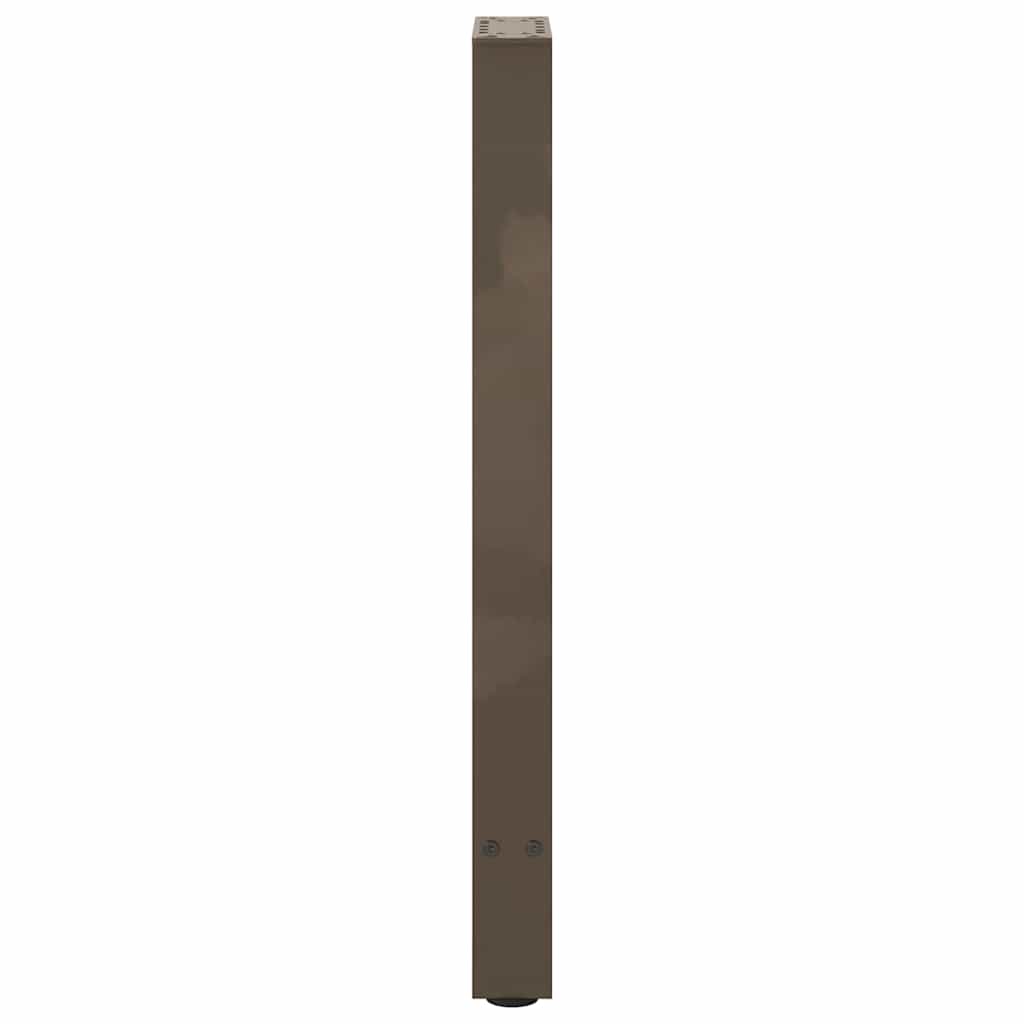 Natural Steel Console Table Legs - Set of 2, Adjustable 38x(72-73) cm