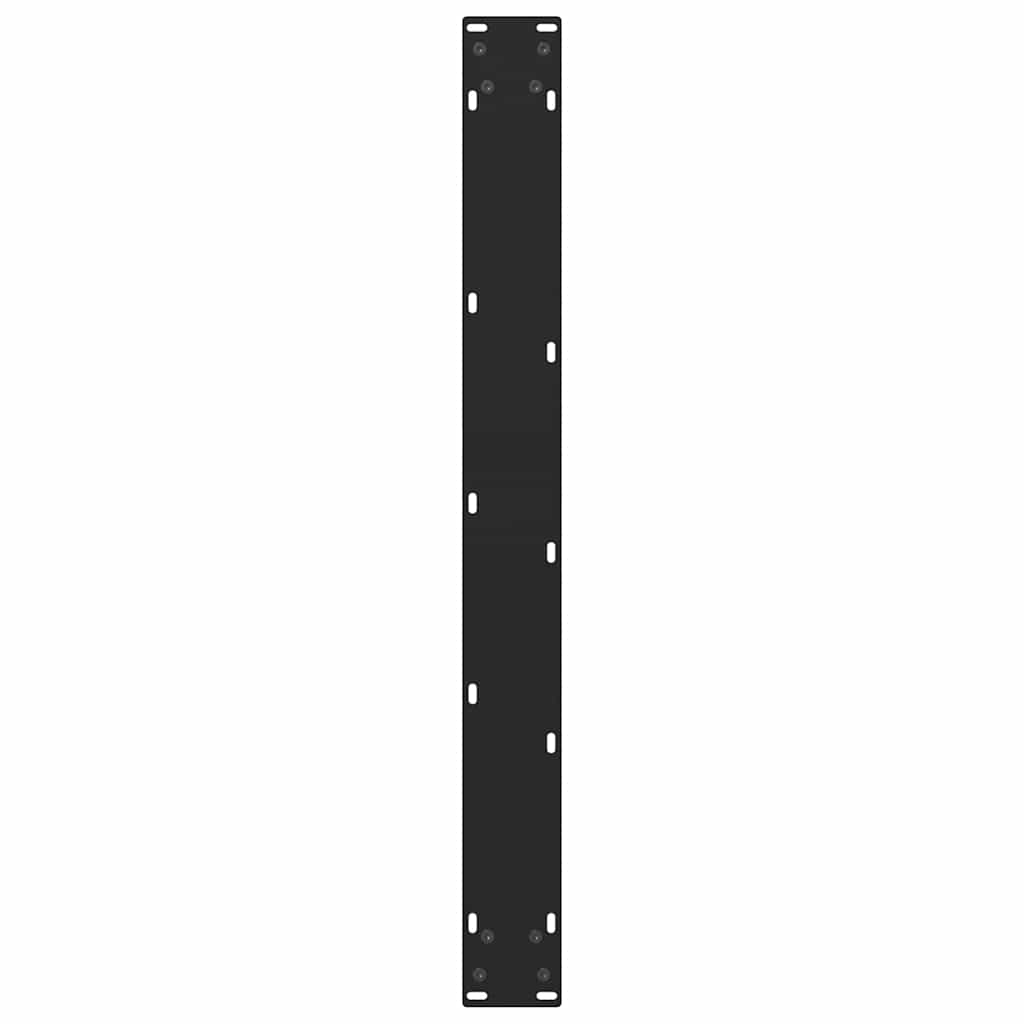 Black Steel Dining Table Legs, 2-Piece Set, Adjustable Height 70cm