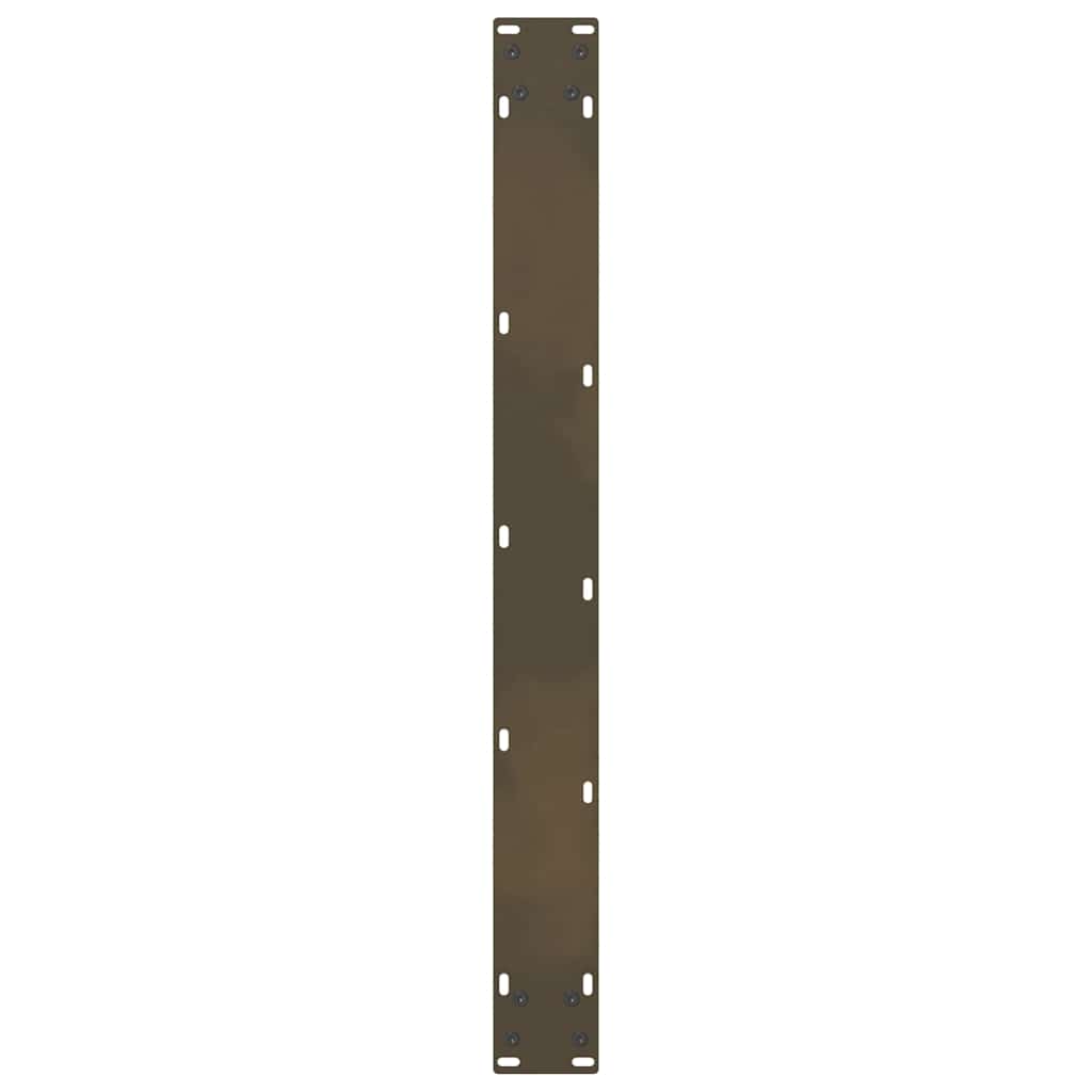 Natural Steel Dining Table Legs, 2 Pcs, Adjustable 80x(72-73) cm