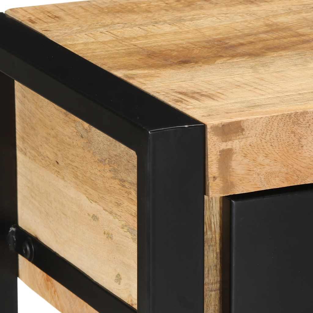 Elegant Console Table 100x35x75 cm in Solid Rough Mango Wood