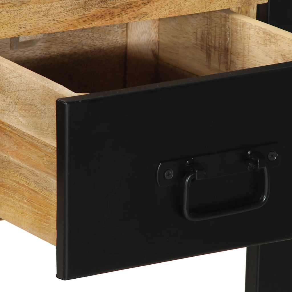 Elegant Console Table 100x35x75 cm in Solid Rough Mango Wood