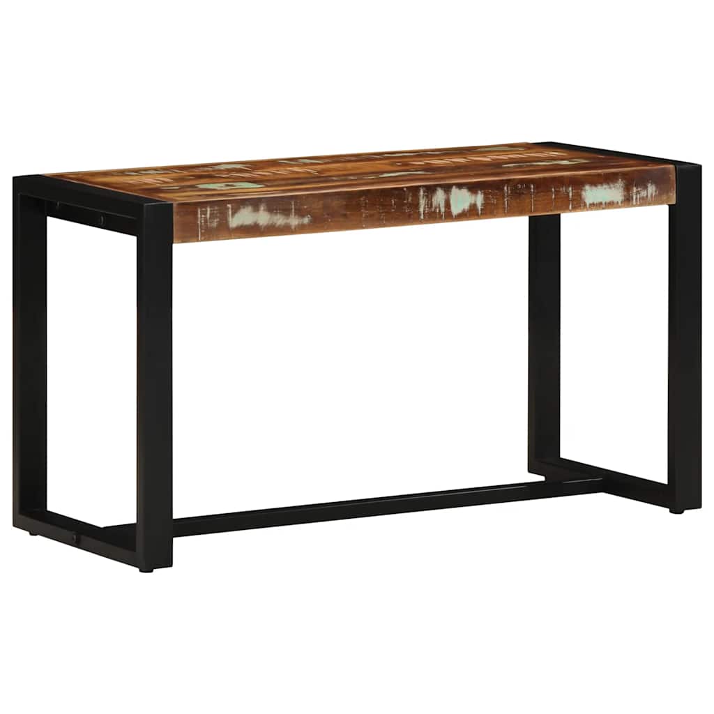 Reclaimed Solid Wood Bench, Multicolor, 80x35x45 cm