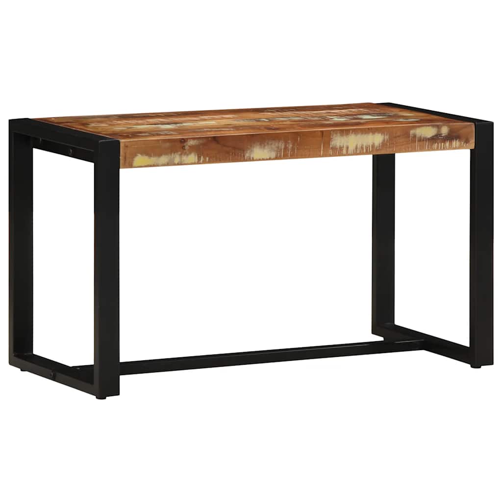 Reclaimed Solid Wood Bench, Multicolor, 80x35x45 cm