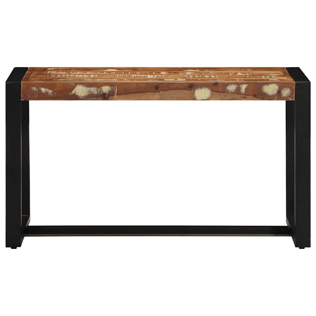 Reclaimed Solid Wood Bench, Multicolor, 80x35x45 cm