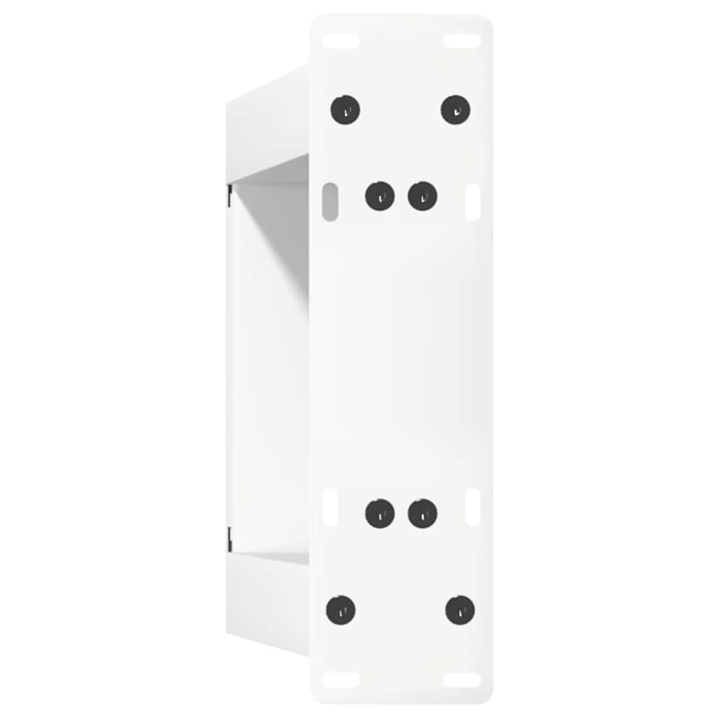 White U-Shaped Steel Coffee Table Legs, 2 Pcs, 30-31cm