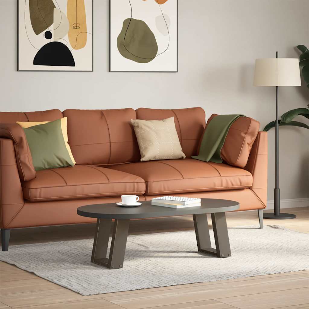 U-Shaped Natural Steel Coffee Table Legs, 2 pcs, 30x31 cm