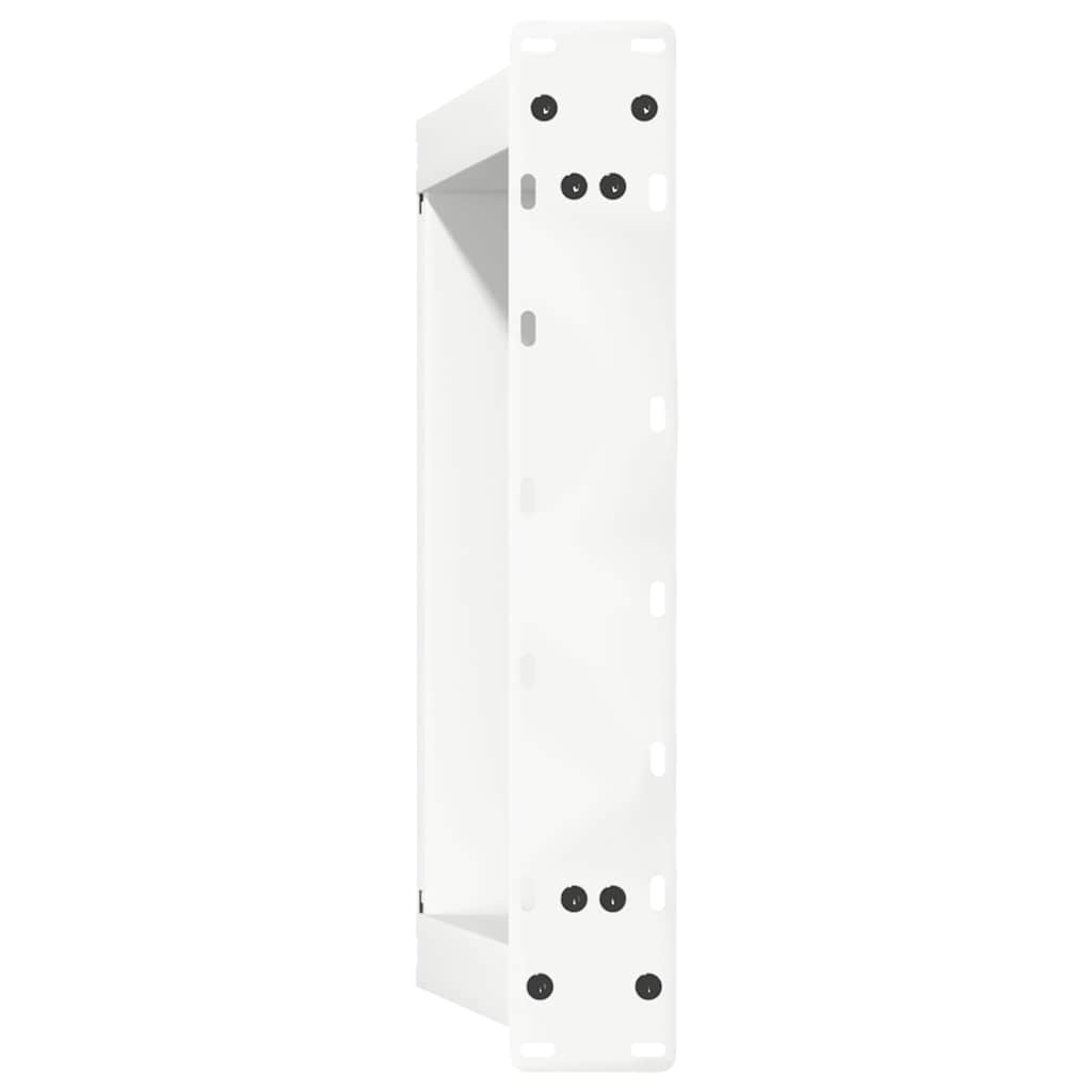 White Steel U-Shaped Coffee Table Legs 2pcs 40x(30-31)cm