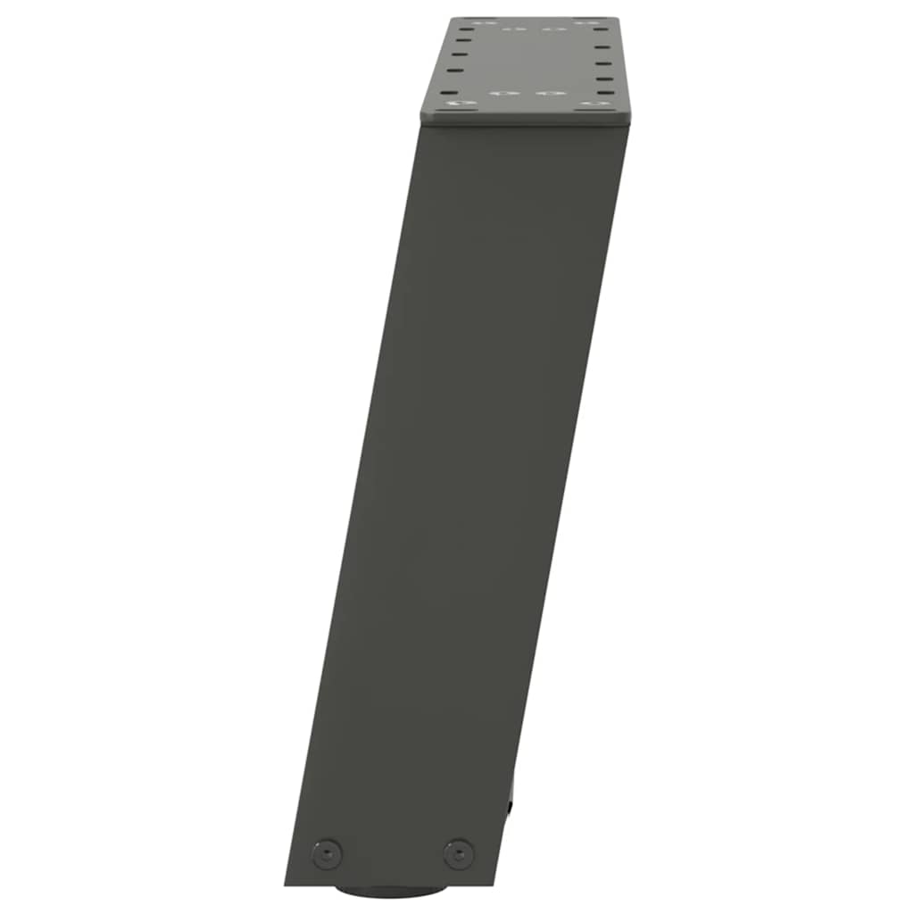 Anthracite Steel U-Shaped Coffee Table Legs (2 pcs) 40x30-31 cm