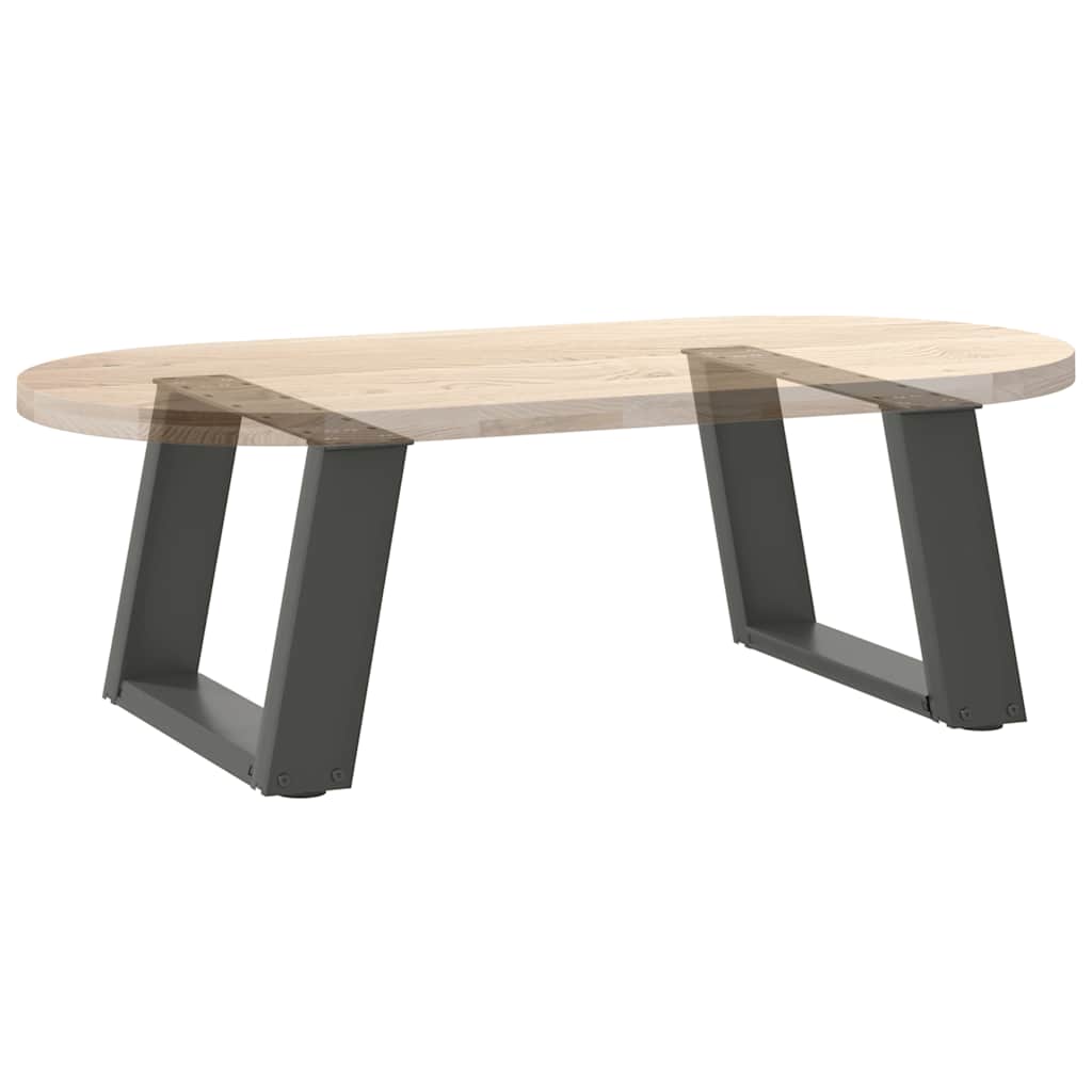 Anthracite Steel U-Shaped Coffee Table Legs (2 pcs) 40x30-31 cm