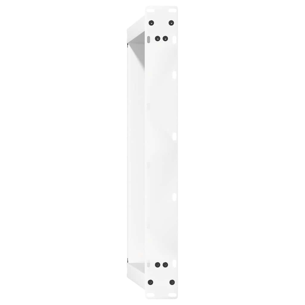 White Steel U-Shaped Coffee Table Legs - Set of 2, 60x30-31 cm
