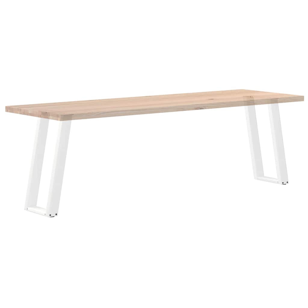 White Steel U-Shaped Console Table Legs, 28x(72-73) cm, 2 Pcs