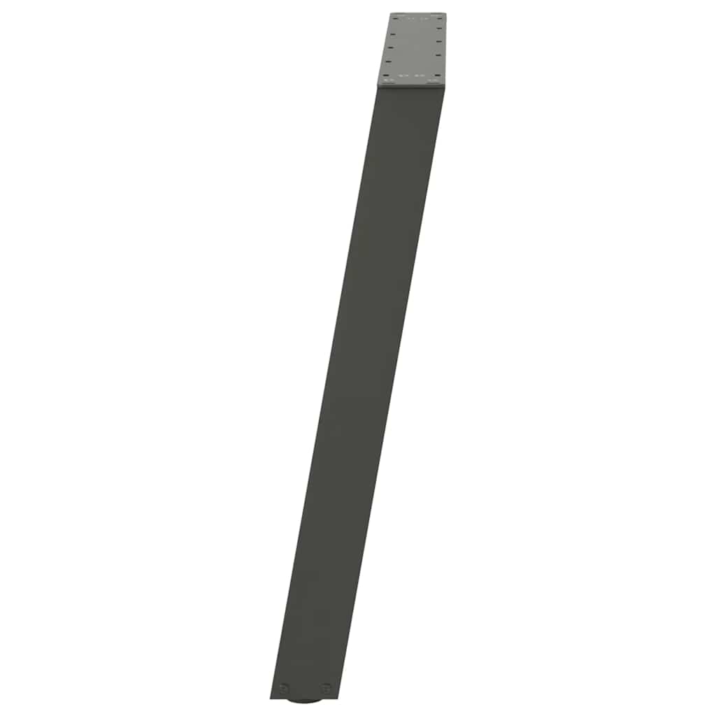 U-Shaped Anthracite Steel Dining Table Legs 2pcs, 80x72-73 cm