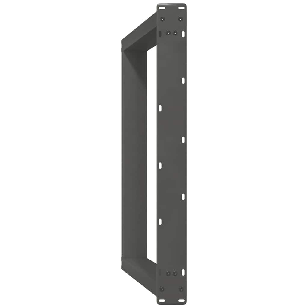 U-Shaped Anthracite Steel Dining Table Legs 2pcs, 80x72-73 cm