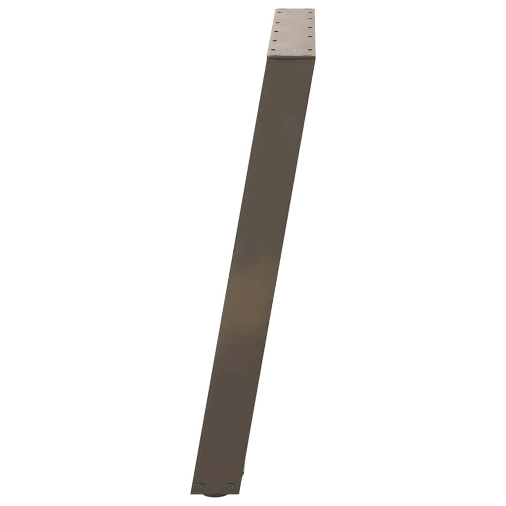 Natural Steel U-Shaped Dining Table Legs 2 pcs, 100x72-73 cm