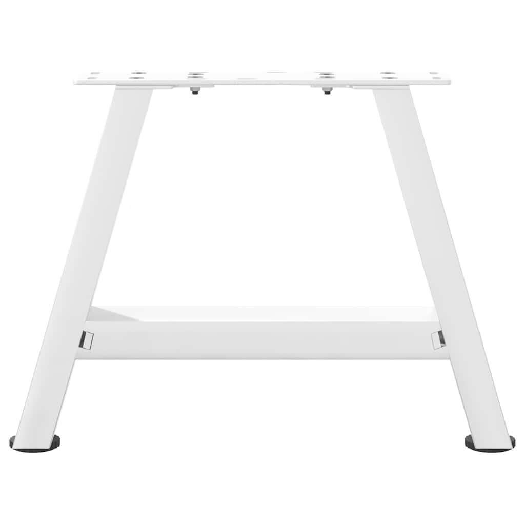 White Steel A-Shaped Coffee Table Legs (2 pcs) 30x30-31cm