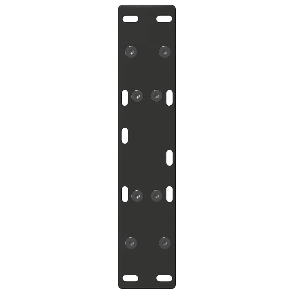 A-Shaped Black Steel Coffee Table Legs, Set of 2, Adjustable 40x30-31 cm
