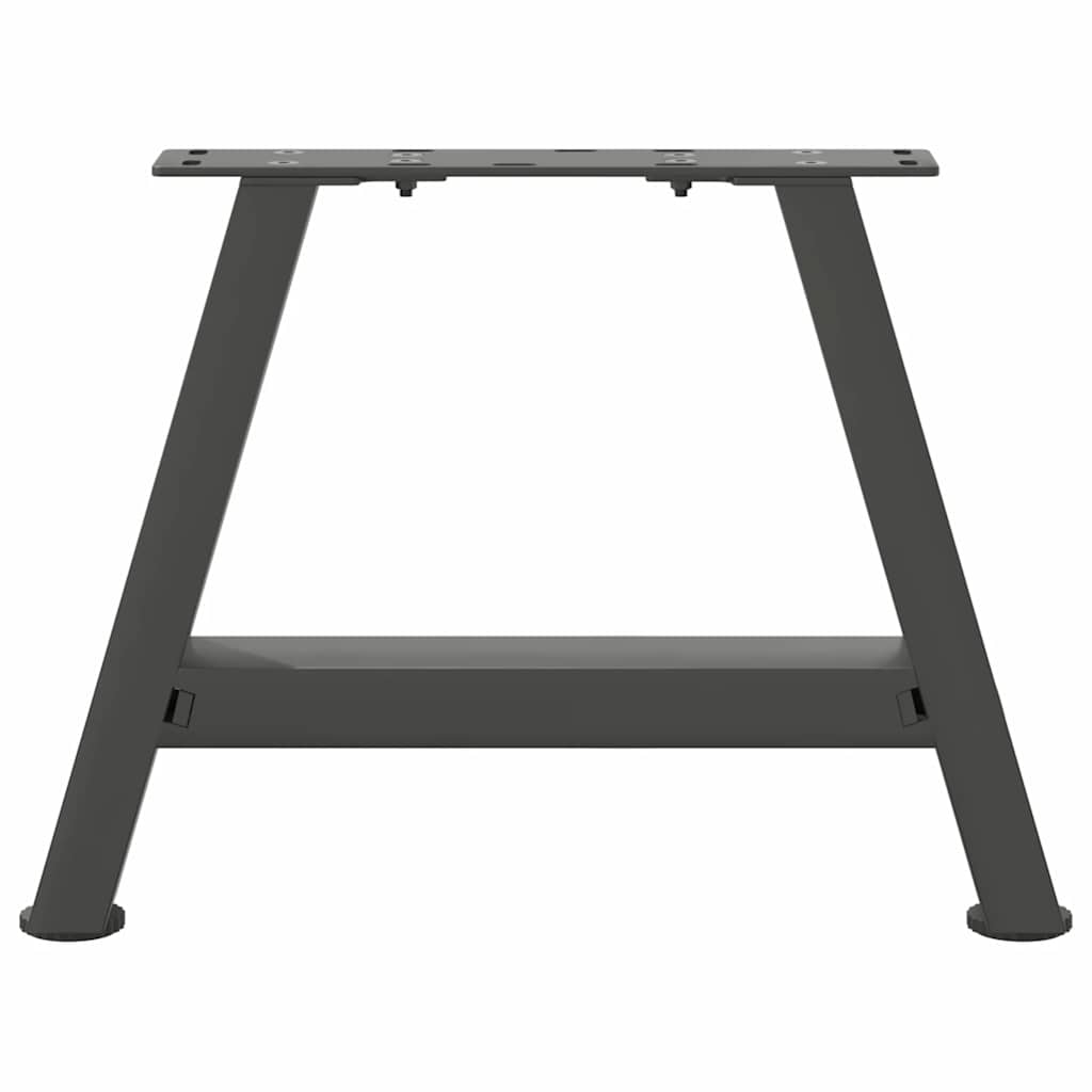 Anthracite Steel A-Shaped Coffee Table Legs 2 pcs, Adjustable 40x30-31cm