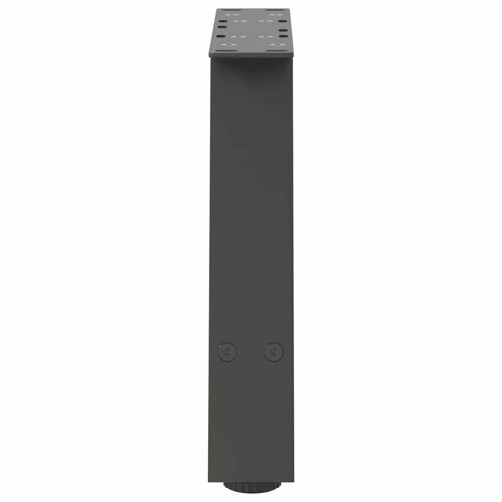 Anthracite Steel A-Shaped Coffee Table Legs 2 pcs, Adjustable 40x30-31cm