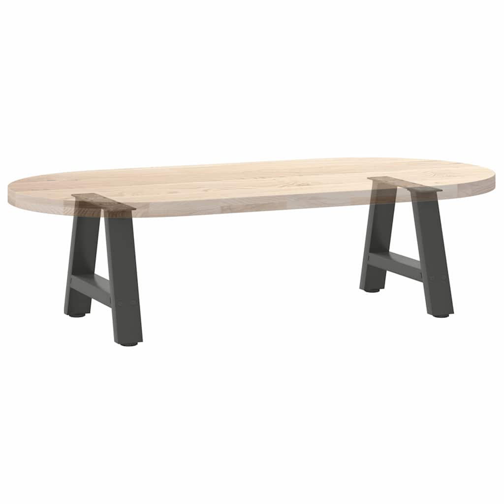 Anthracite Steel A-Shaped Coffee Table Legs 2 pcs, Adjustable 40x30-31cm