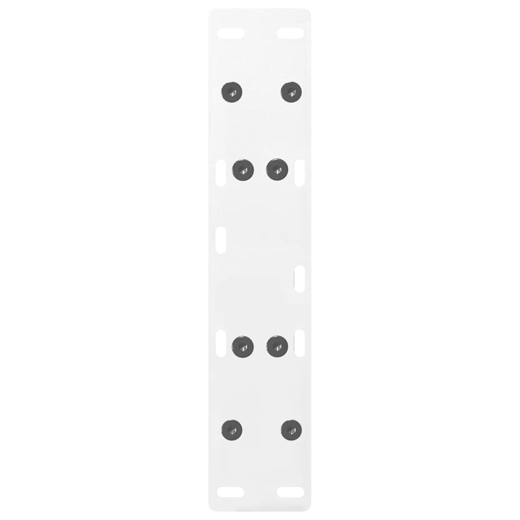 White Steel A-Shaped Coffee Table Legs, 2pcs, Adjustable 50x30-31cm