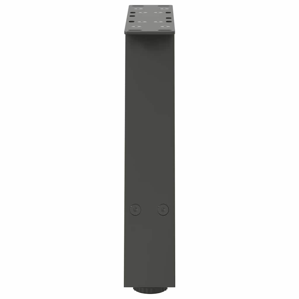 Anthracite Steel A-Shaped Coffee Table Legs 2pcs, Adjustable 50x30-31 cm
