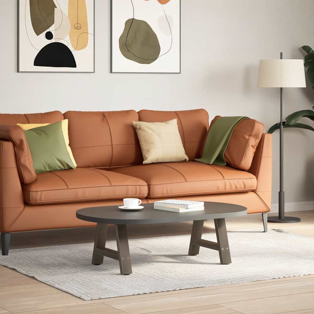 Steel A-Shaped Coffee Table Legs 2 pcs, Adjustable 50x(30-31) cm