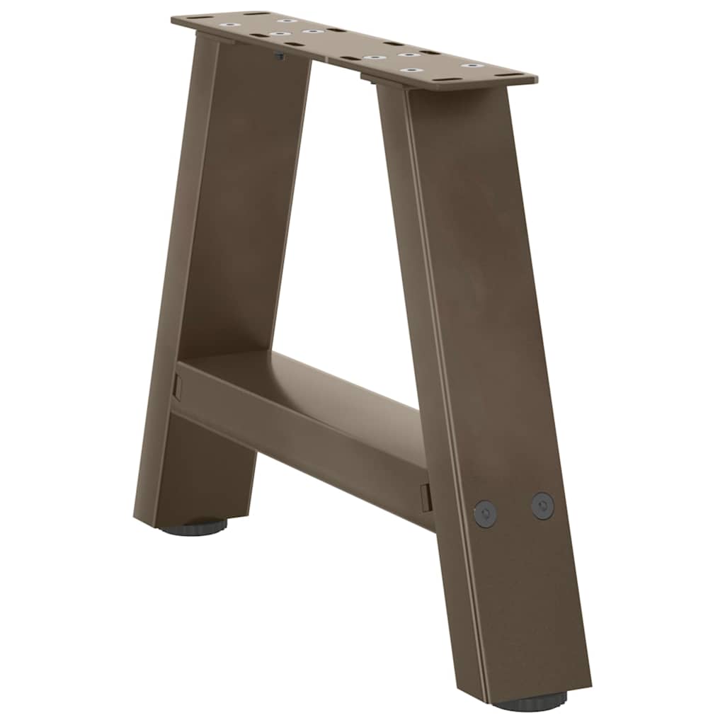 Steel A-Shaped Coffee Table Legs 2 pcs, Adjustable 50x(30-31) cm