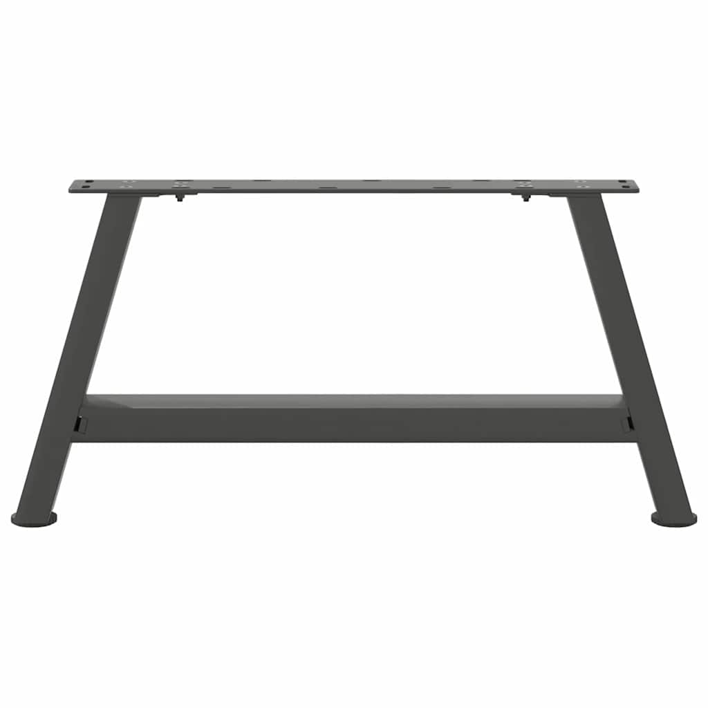 Anthracite Steel A-Shaped Coffee Table Legs, 2 pcs, 70x30-31 cm
