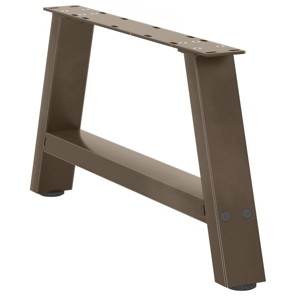 Steel A-Shaped Coffee Table Legs 2pcs, 70x(30-31)cm