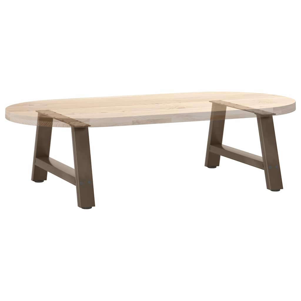 Steel A-Shaped Coffee Table Legs 2pcs, 70x(30-31)cm