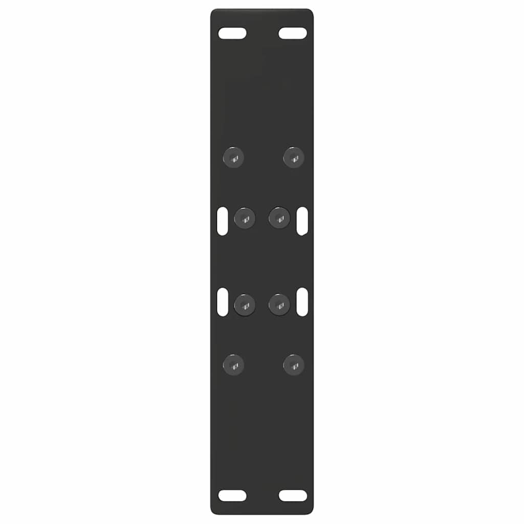 Black Steel A-Shaped Coffee Table Legs, 2pcs, Adjustable 38x(42-43) cm