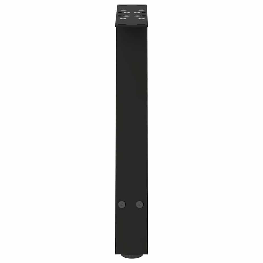 A-Shaped Black Steel Coffee Table Legs, 2 pcs 50x(42-43) cm