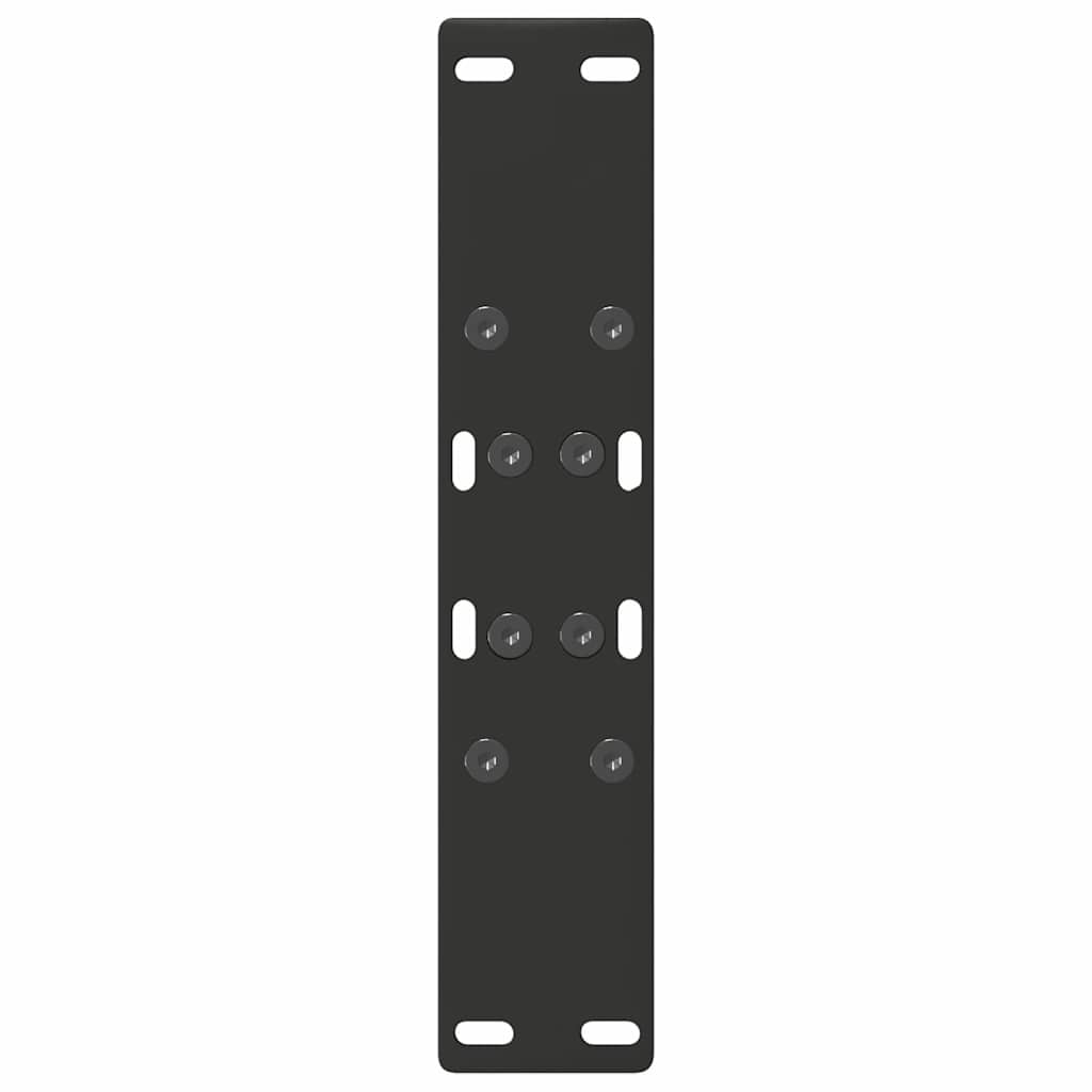 A-Shaped Black Steel Coffee Table Legs, 2 pcs 50x(42-43) cm