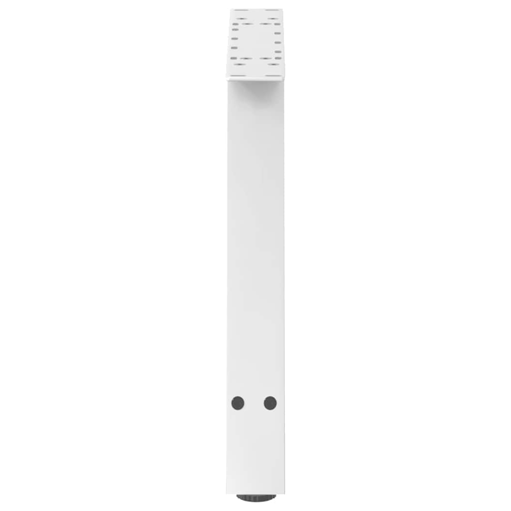 White Steel A-Shaped Coffee Table Legs - 2 pcs, 60x(42-43) cm