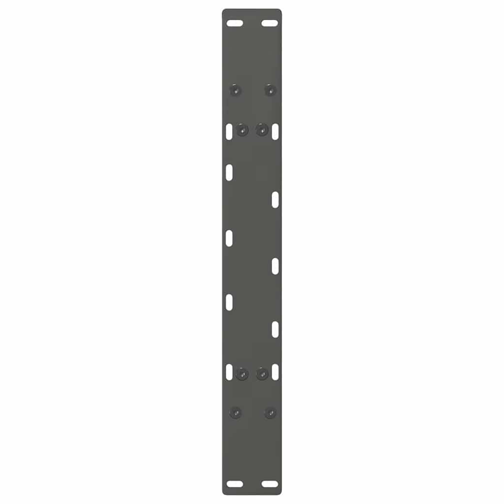 Anthracite Steel A-Shaped Coffee Table Legs, 2 pcs, Adjustable