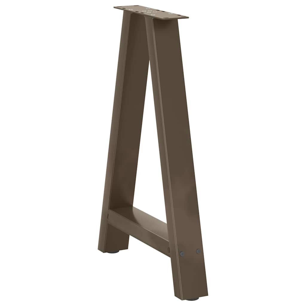 Steel A-Shaped Dining Table Legs 2pcs, Adjustable 60x72-73cm