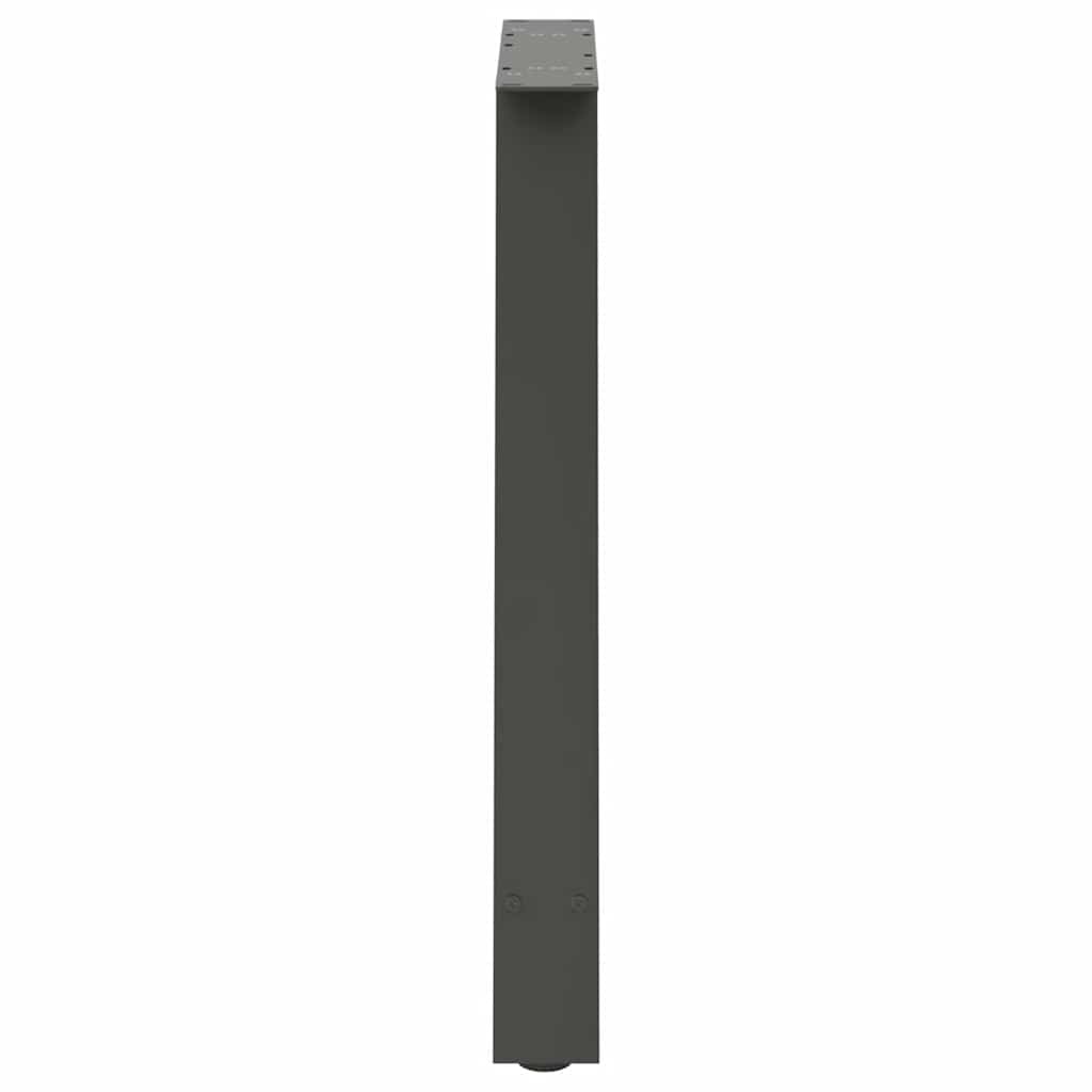 Anthracite Steel A-Shaped Dining Table Legs 2pcs 80x(72-73) cm