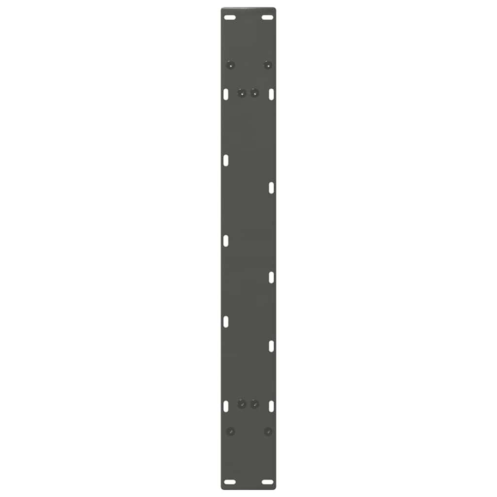 Anthracite Steel A-Shaped Dining Table Legs 2pcs 90x72-73cm