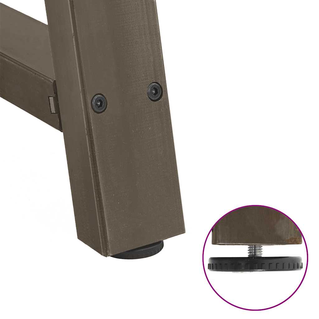 A-Shaped Steel Dining Table Legs Set, 90x(72-73) cm, 2 pcs