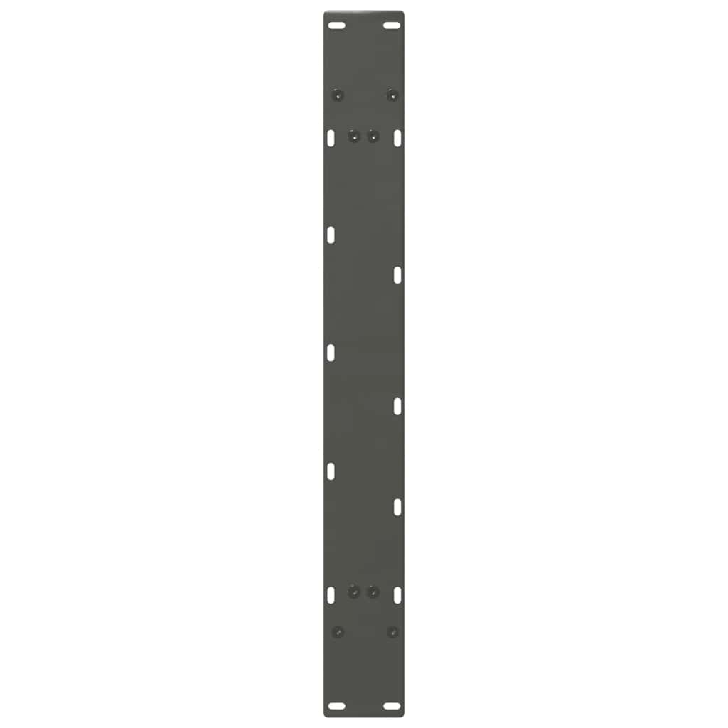 Anthracite Steel Dining Table Legs A-Shaped, 2pcs, Adjustable 100 cm