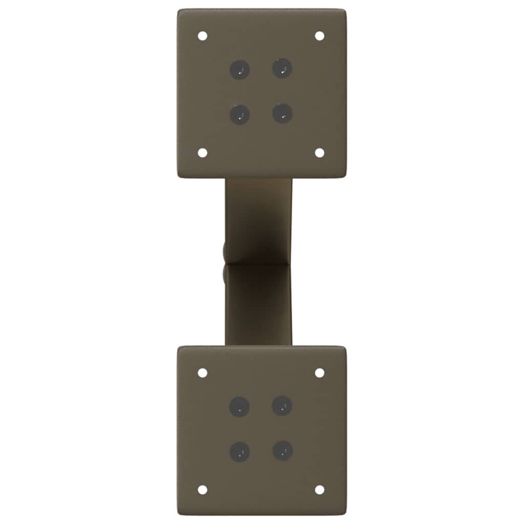 Natural Steel X-Shaped Coffee Table Legs 2pcs 40x(30-31)cm